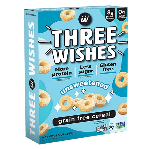 Three Wishes Gluten Free Protein Cereal Unsweetened