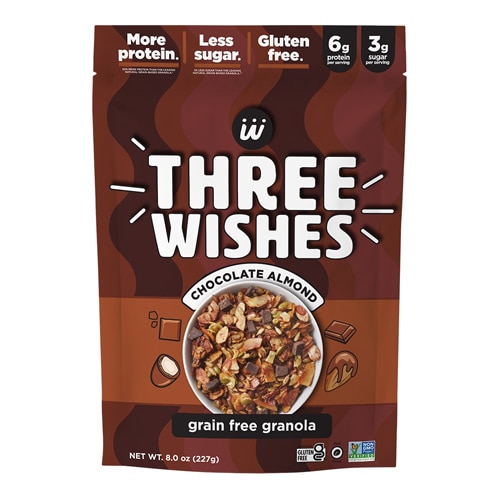 Three Wishes Granola Gluten Free Grain Free Chocolate Almond