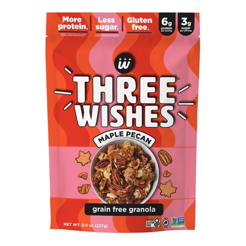 Three Wishes Granola Gluten Free Grain Free Maple Pecan