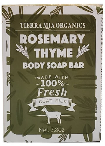 Tierra Mia Organics Goat Milk Body Soap Bar Rosemary & Thyme