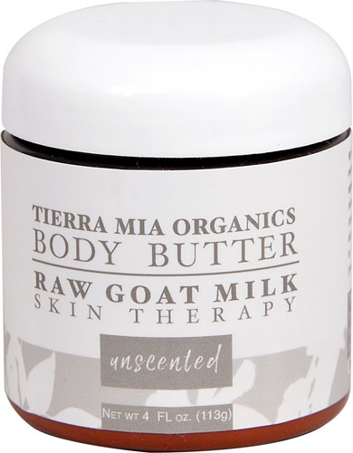 Tierra Mia Organics Raw Goat Milk Body Butter Unscented