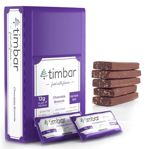 Timbar Gluten Free Protein Bar Chocolate Brownie
