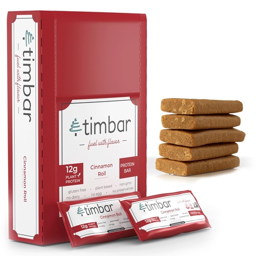 Timbar Gluten Free Protein Bar Cinnamon Roll