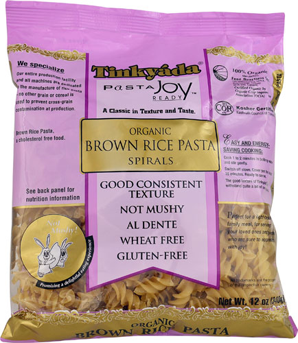 Tinkyada Organic Brown Rice Pasta Spirals Gluten Free