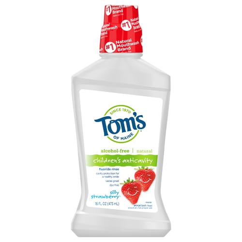 Tom's of Maine Children's Anticavity Mouth Rinse Silly Strawberry