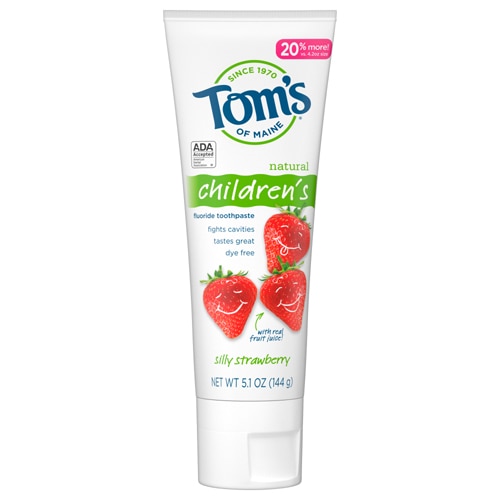 Tom's of Maine Children's Anticavity Toothpaste Silly Strawberry