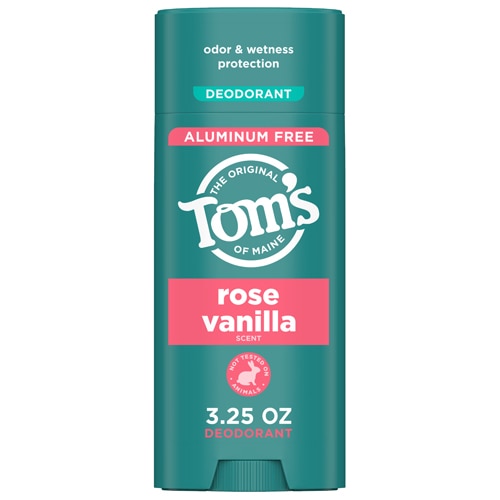 Tom's of Maine Deodorant Aluminum Free Rose Vanilla