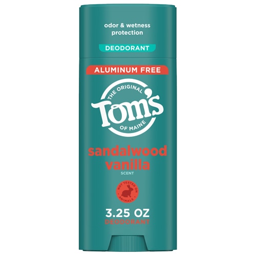 Tom's of Maine Deodorant Aluminum Free Sandalwood Vanilla