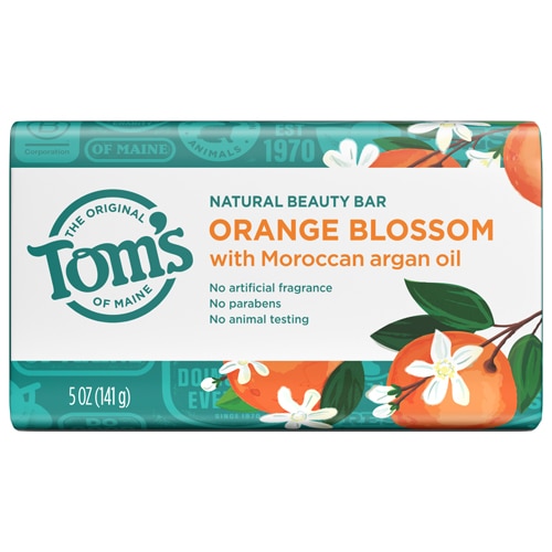 Tom's of Maine Natural Beauty Bar Soap Orange Blossom