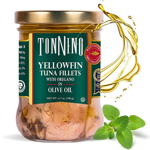 Tonnino Yellowfin Tuna Fillets with Oregano in Olive Oil