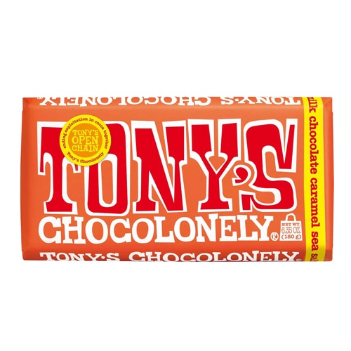 Tony's Chocolonely Bar 32% Milk Chocolate Caramel & Sea Salt