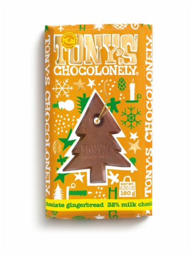 Tony's Chocolonely Bar 32% Milk Chocolate Gingerbread