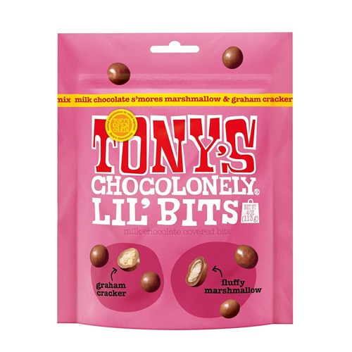 Tony's Chocolonely Lil' Bits Milk Chocolate S'Mores Mix