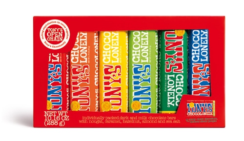 Tony's Chocolonely Rainbow Tasting Pack