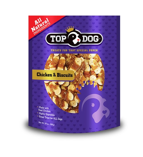 Top Dog Natural Dog Treats Chicken & Biscuits