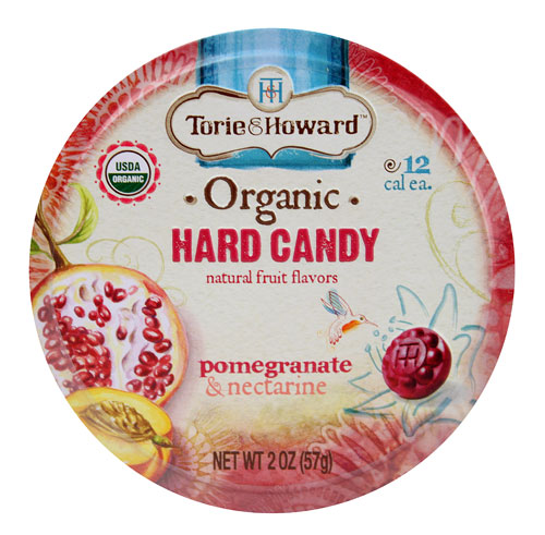 Torie & Howard Organic Hard Candy Pomegranate & Nectarine