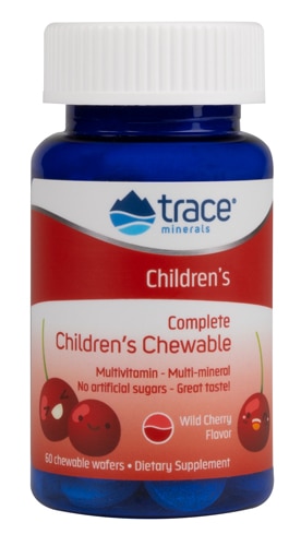 Trace Minerals Research Complete Children's Chewable Wild Cherry