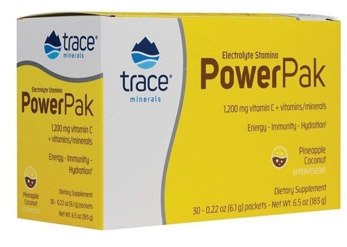 Trace Minerals Research Electrolyte Stamina Power Pak Pineapple Coconut