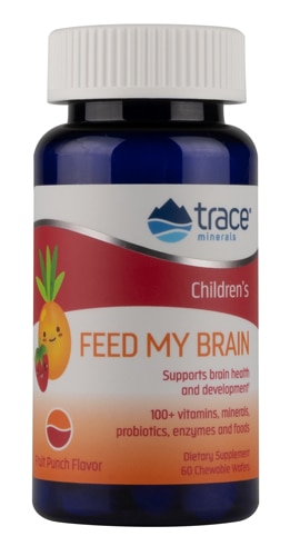 Trace Minerals Research Feed My Brain for Children Fruit Punch