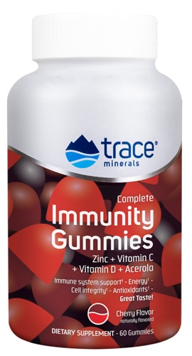 Trace Minerals Research Immunity Gummies Cherry