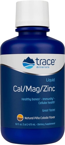 Trace Minerals Research Liquid Cal-Mag-Zinc Piña Colada