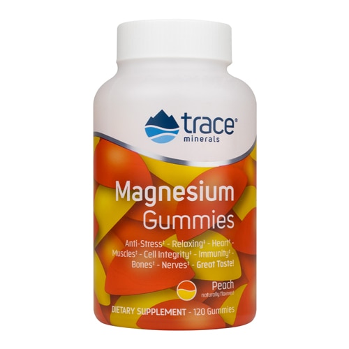 Trace Minerals Research Magnesium Gummies Peach