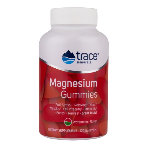 Trace Minerals Research Magnesium Gummies Watermelon