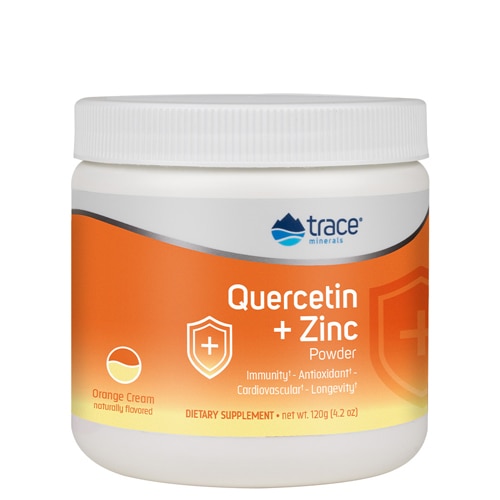 Trace Minerals Research Quercetin + Zinc Powder Orange Cream