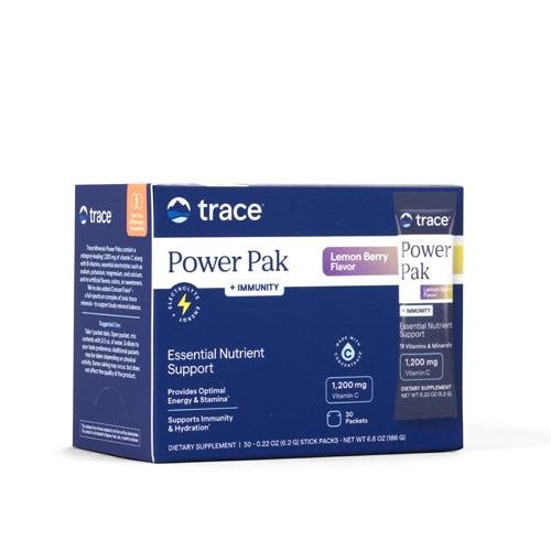 Trace Electrolyte Stamina Power Pak + Immunity Lemon Berry