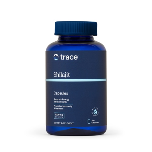 Trace Shilajit Mineral Rich Capsules - Supports Energy & Brain Health