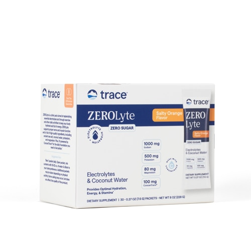 Trace ZEROLyte Electrolyte Drink Mix Salty Orange