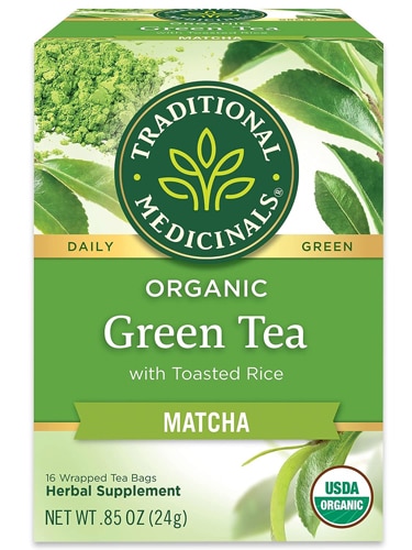 Traditional Medicinals Green Tea Matcha with Toasted Rice