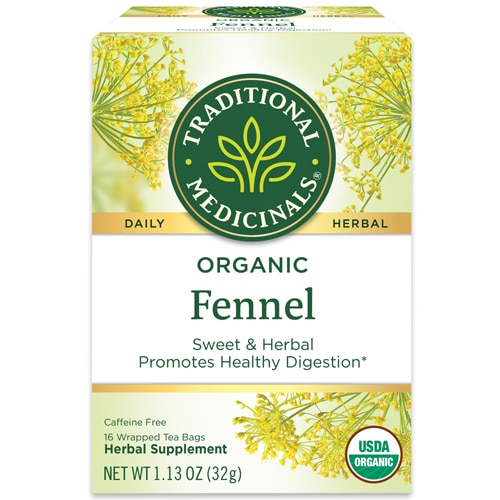 Traditional Medicinals Herbal Tea Organic Fennel