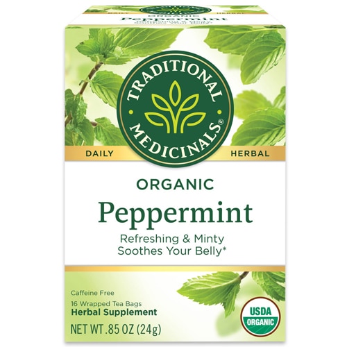 Traditional Medicinals Herbal Tea Organic Peppermint