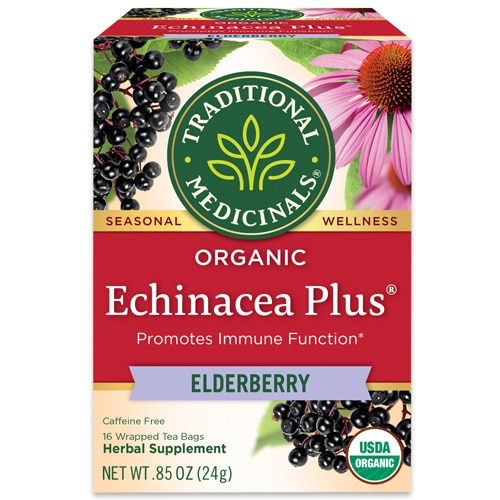 Traditional Medicinals Organic Echinacea Plus Elderberry Herbal Tea