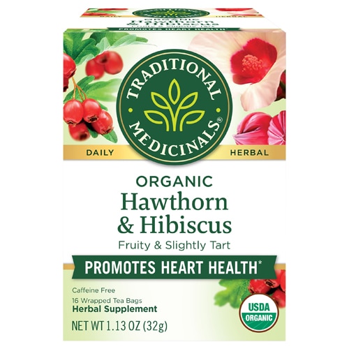 Traditional Medicinals Organic Hawthorn & Hibiscus