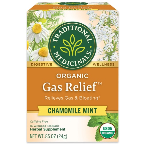 Traditional Medicinals Organic Herbal Teas Gas Relief