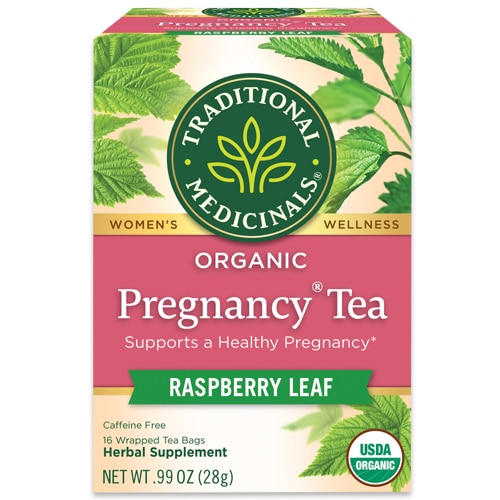 Traditional Medicinals Organic Pregnancy Herbal Tea Raspberry Leaf