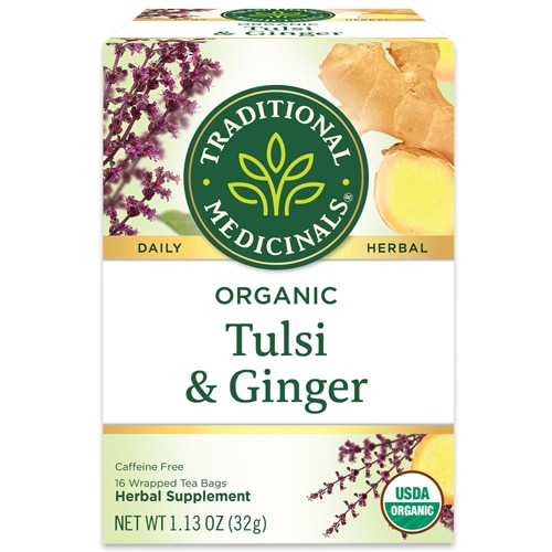 Traditional Medicinals Organic Tulsi w/ Ginger
