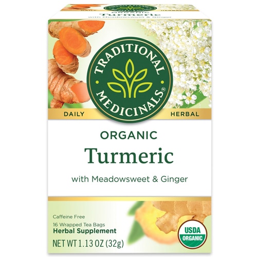 Traditional Medicinals Organic Turmeric Turmeric with Meadowsweet & Ginger