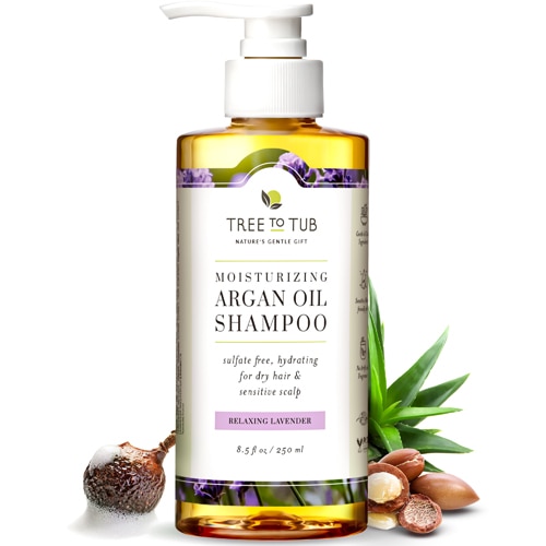 Tree to Tub Argan Oil Hydrating Shampoo for Dry Scalp & Hair