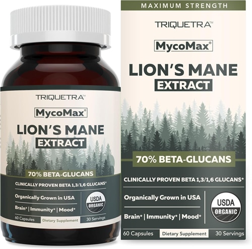 Triquetra Health Mycomax Lion's Mane Extract - 70% Beta Glucans