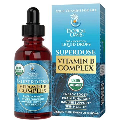 Tropical Oasis Organic Liquid Vitamin B-Complex Drops
