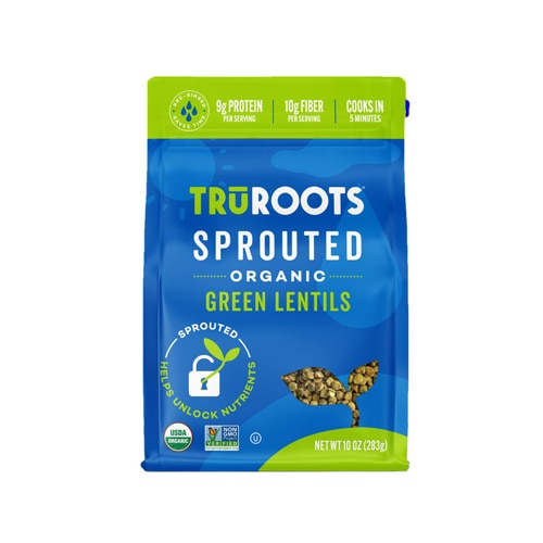 TruRoots Organic Non-GMO Sprouted Green Lentils