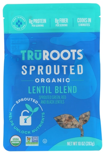TruRoots Organic Non-GMO Sprouted Lentil Blend