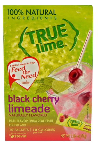 True Citrus True Lime Water Enhancer Mix Black Cherry Limeade