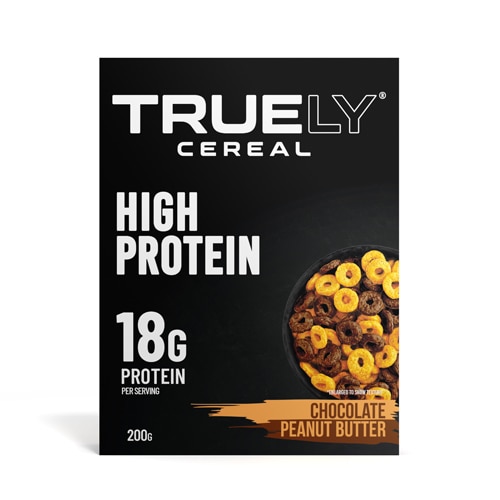 Truely Cereal High Protein Cereal Chocolate Peanut Butter
