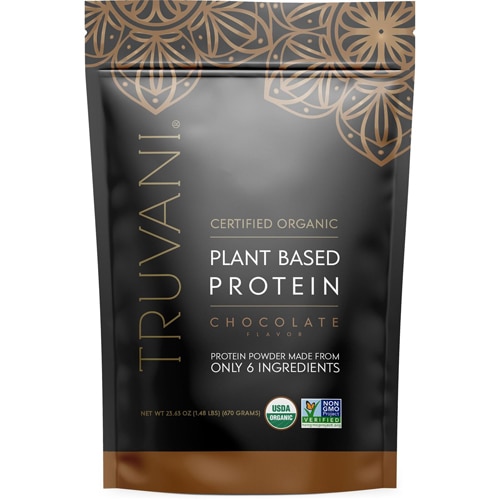 Truvani Organic Plant Based Protein Powder Chocolate