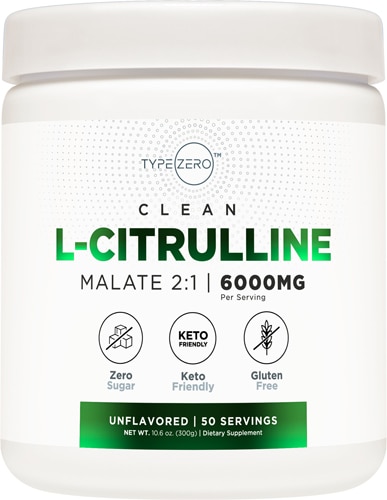 Type Zero Clean L-Citrulline Malate Powder Unflavored