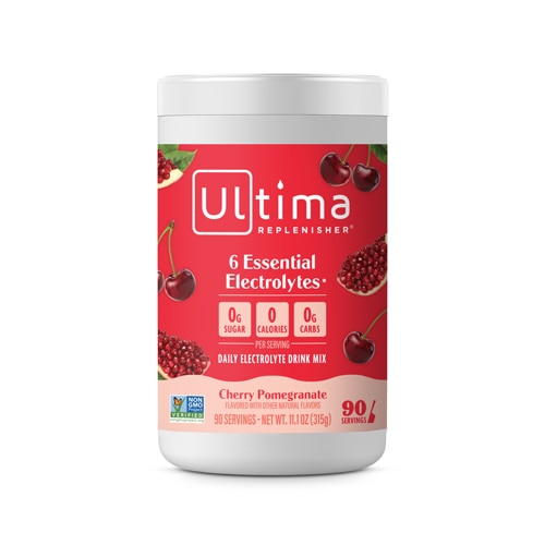 Ultima Replenisher Electrolyte Drink Mix - Canister Cherry Pomegranate